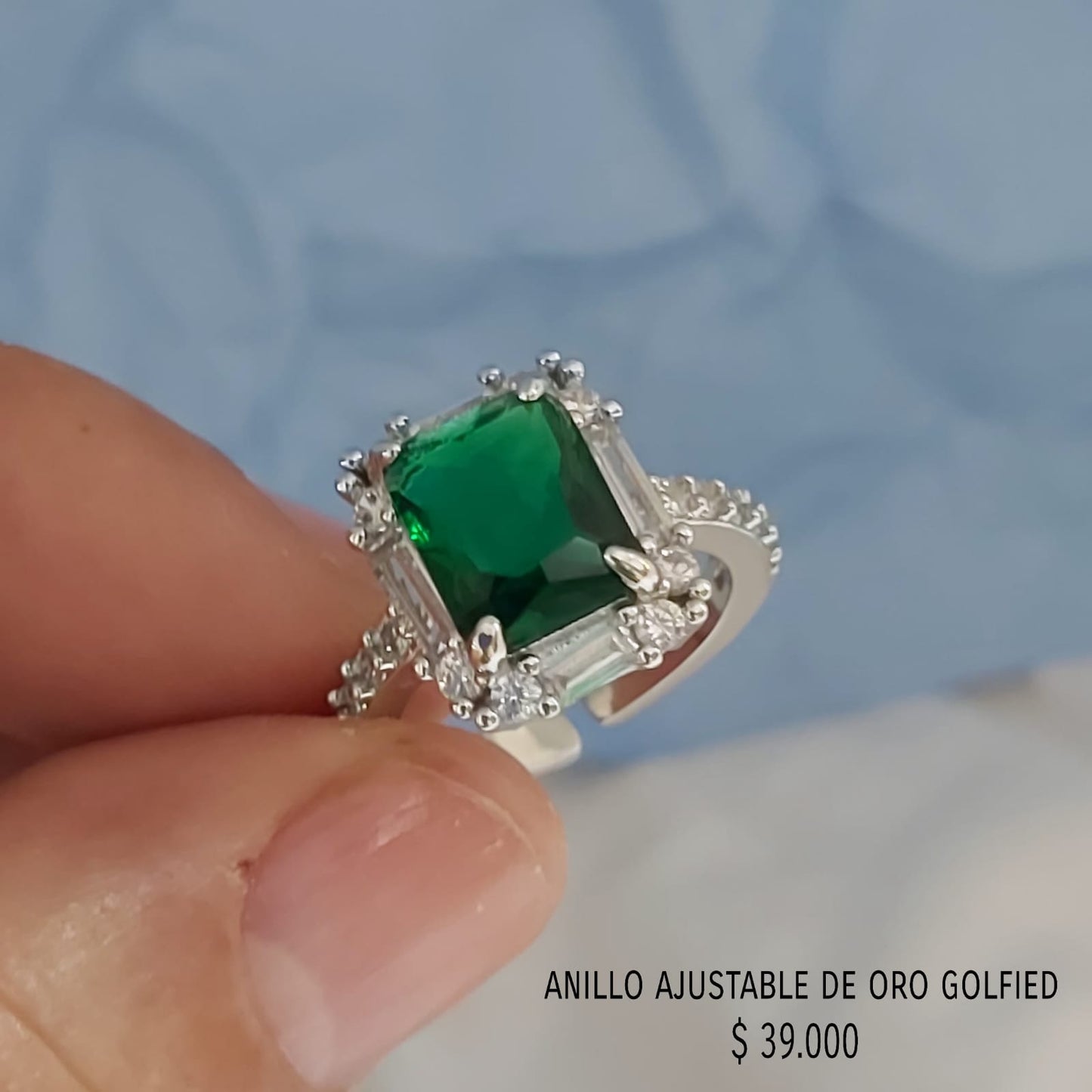 Anillo ajustable de oro golfield