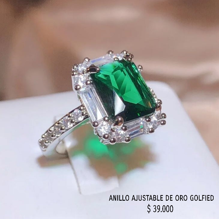 Anillo ajustable de oro golfield