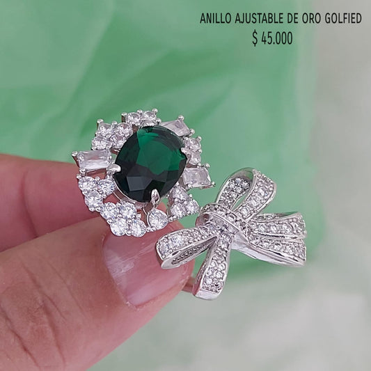 Anillo ajustable de oro golfield