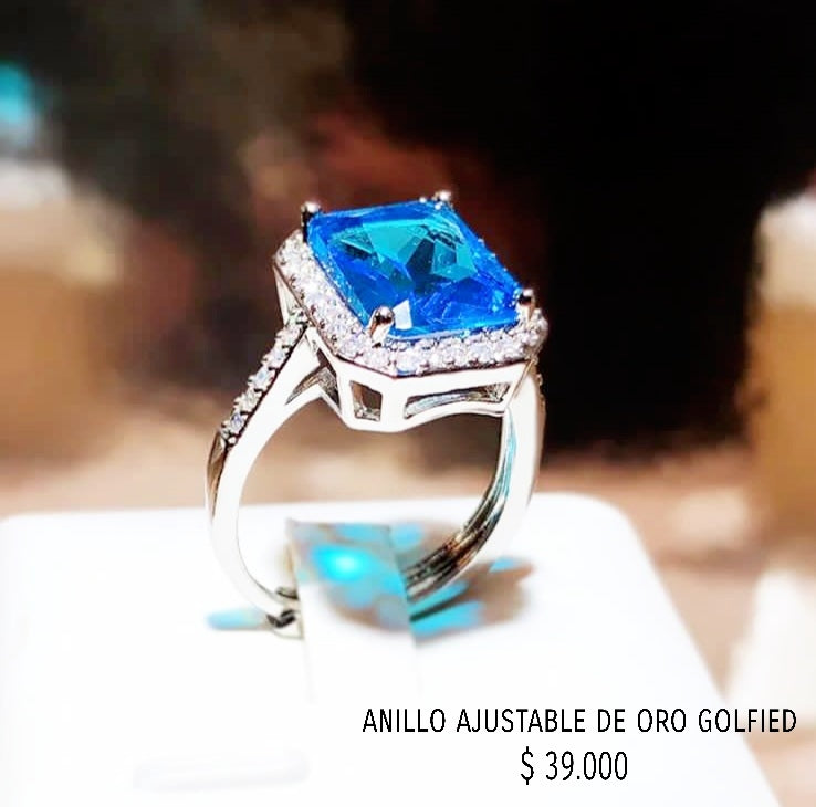 Anillo ajustable de oro golfield