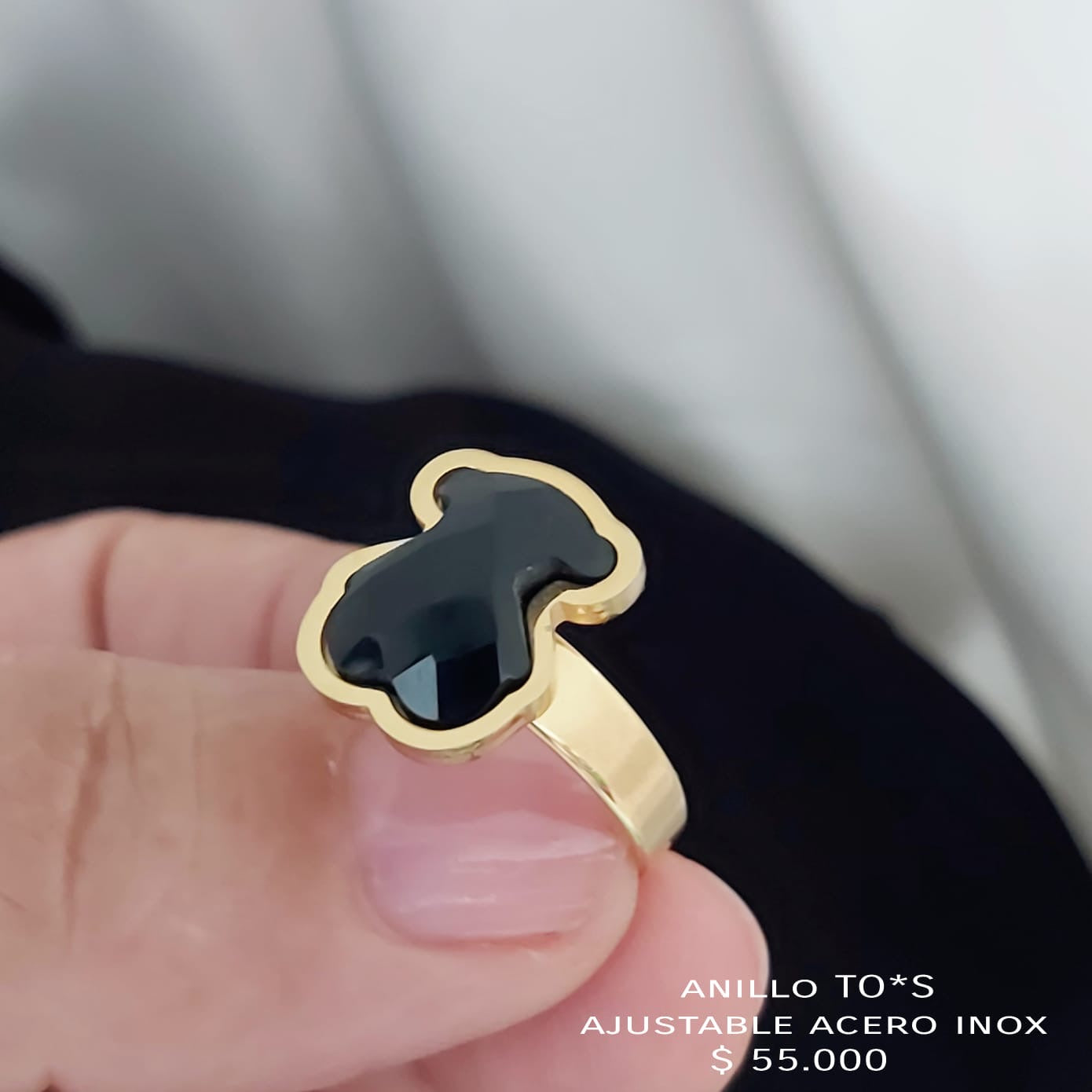 Anillo TO*S ajustable acero inox