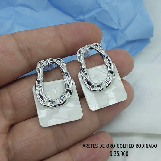 Aretes de oro golfield