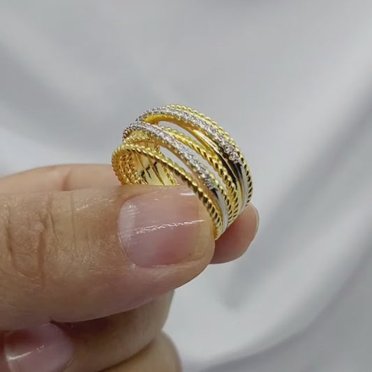 Anillo de oro golfield