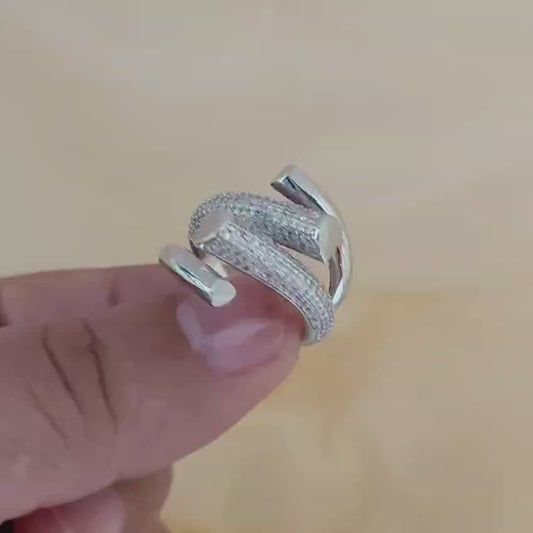 Anillo ajustable de oro golfield